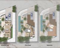 Új építésű ingatlan - Villa -
Orihuela Costa - Campoamor